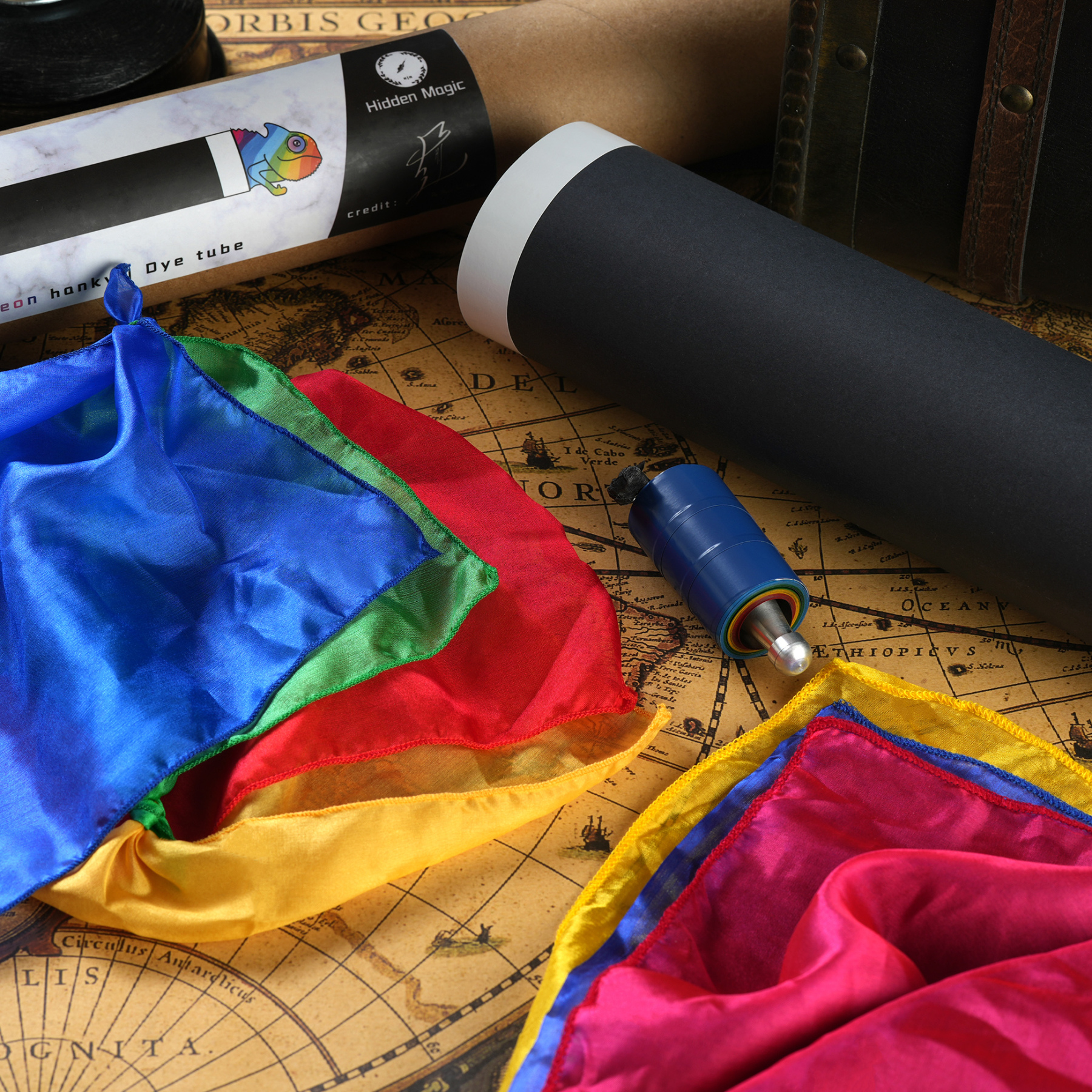 Chameleon Hanky  Dye Tube by Hyunsoo Kim & Hidden Magic