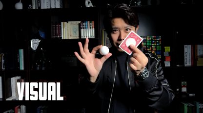 Ball on Card by MS Magic