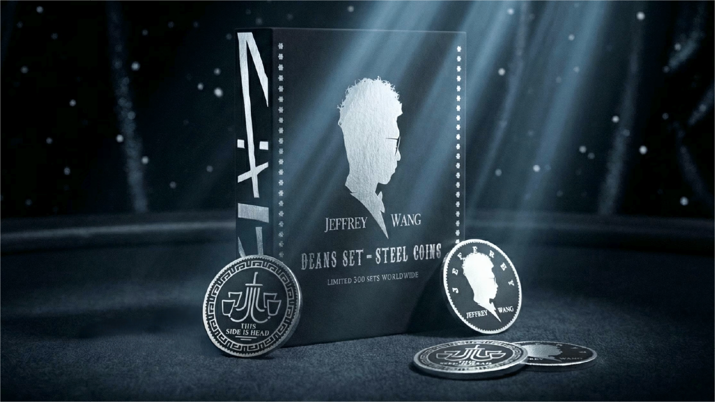 Jeffery Deans Set - Steel Coins by Jeffrey Wang