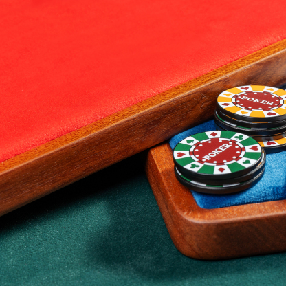 Portable Wooden Card Mat
