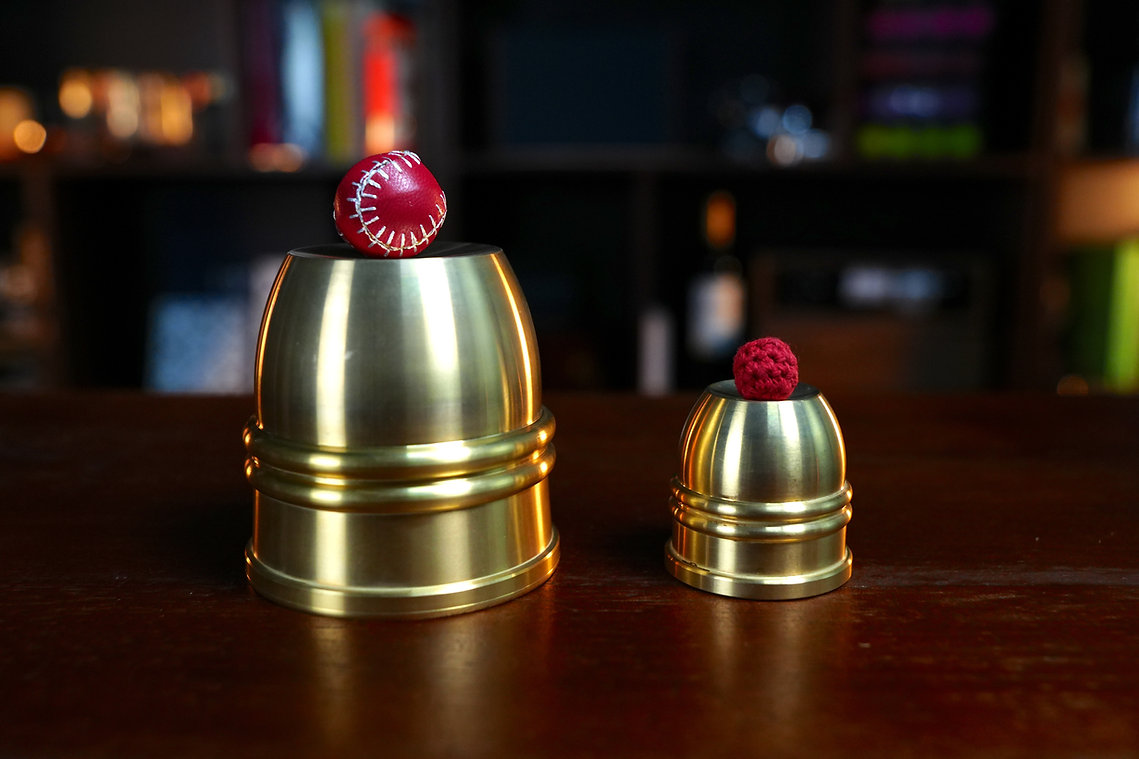 Premier Brass Cups & Balls - Mini by MS Magic