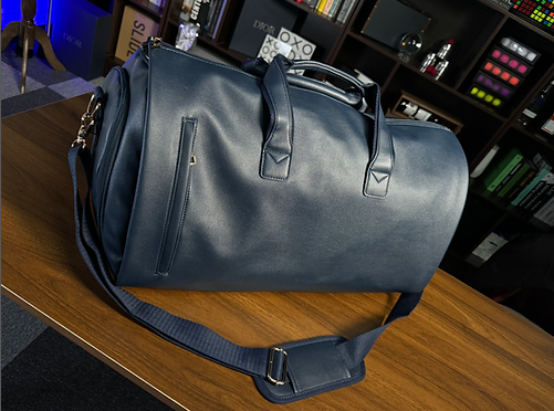 Leather Garment Bag by MS Magic