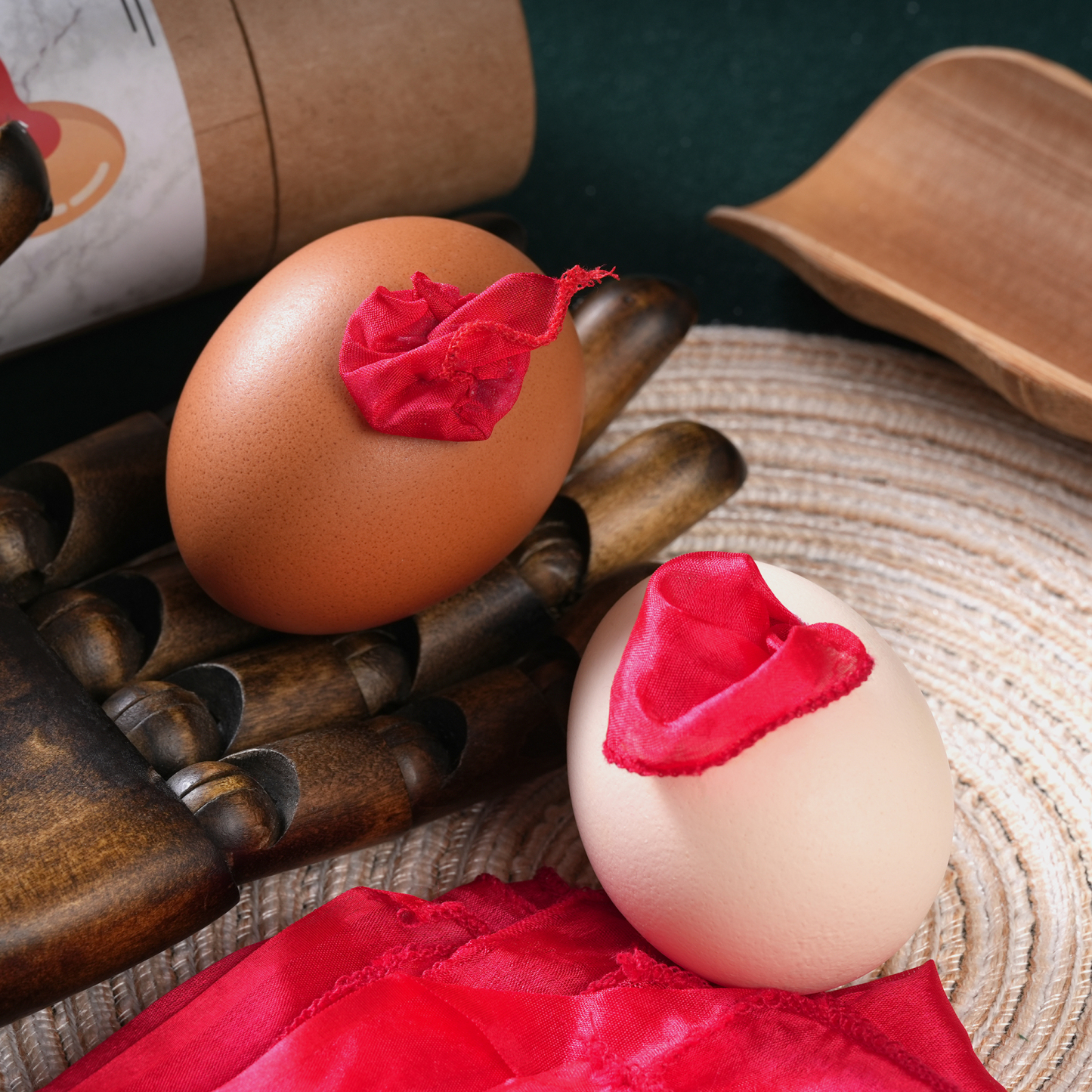 Silk to egg by Hidden Magic