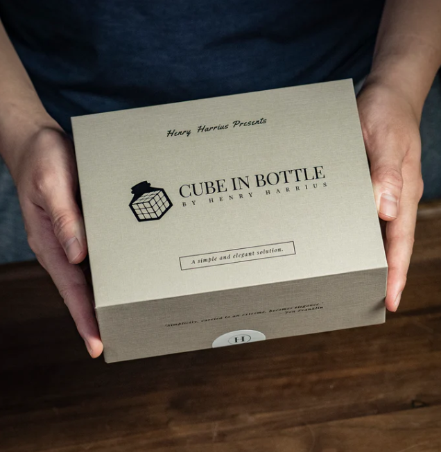 Cube In Bottle by Henry Harrius