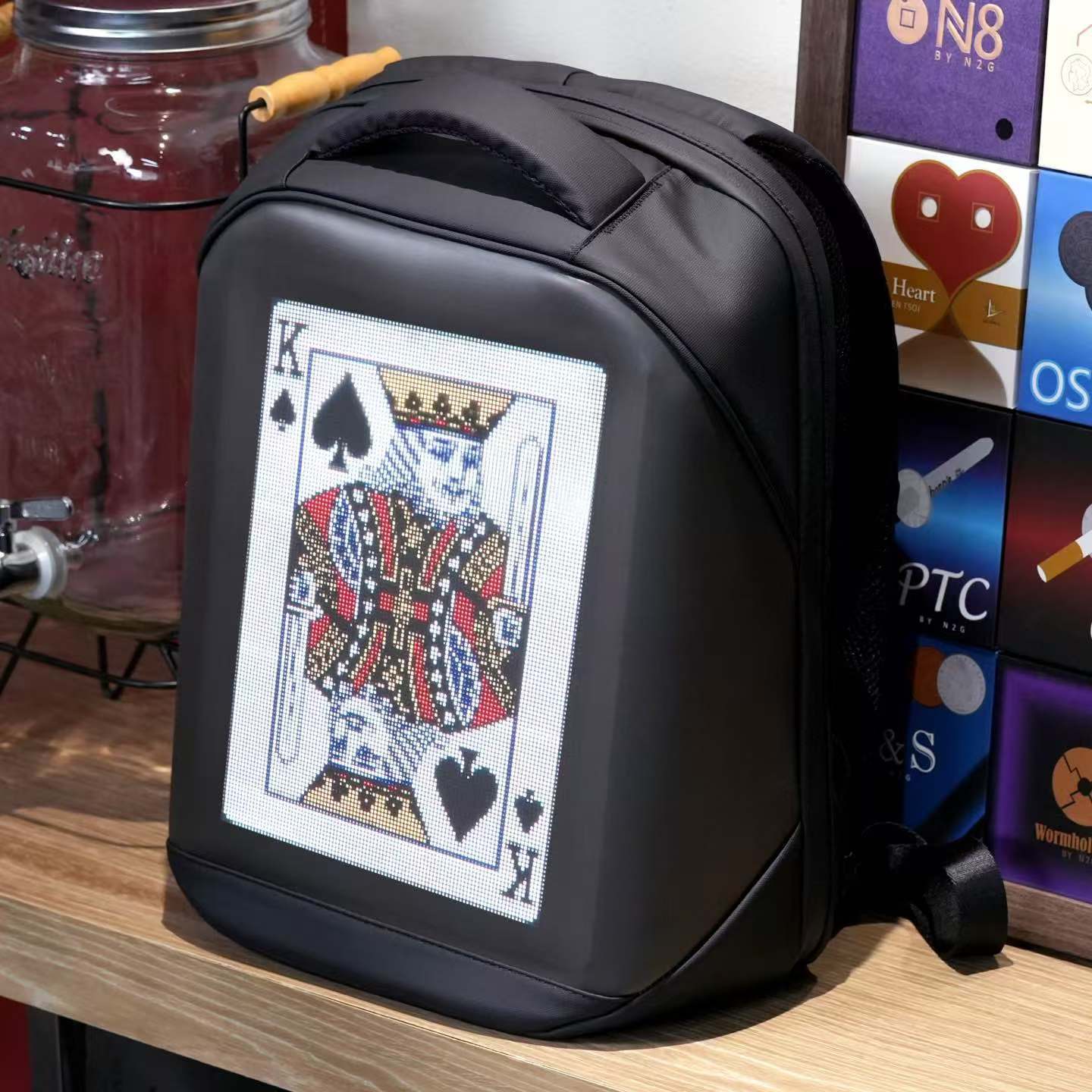 LED display backpack