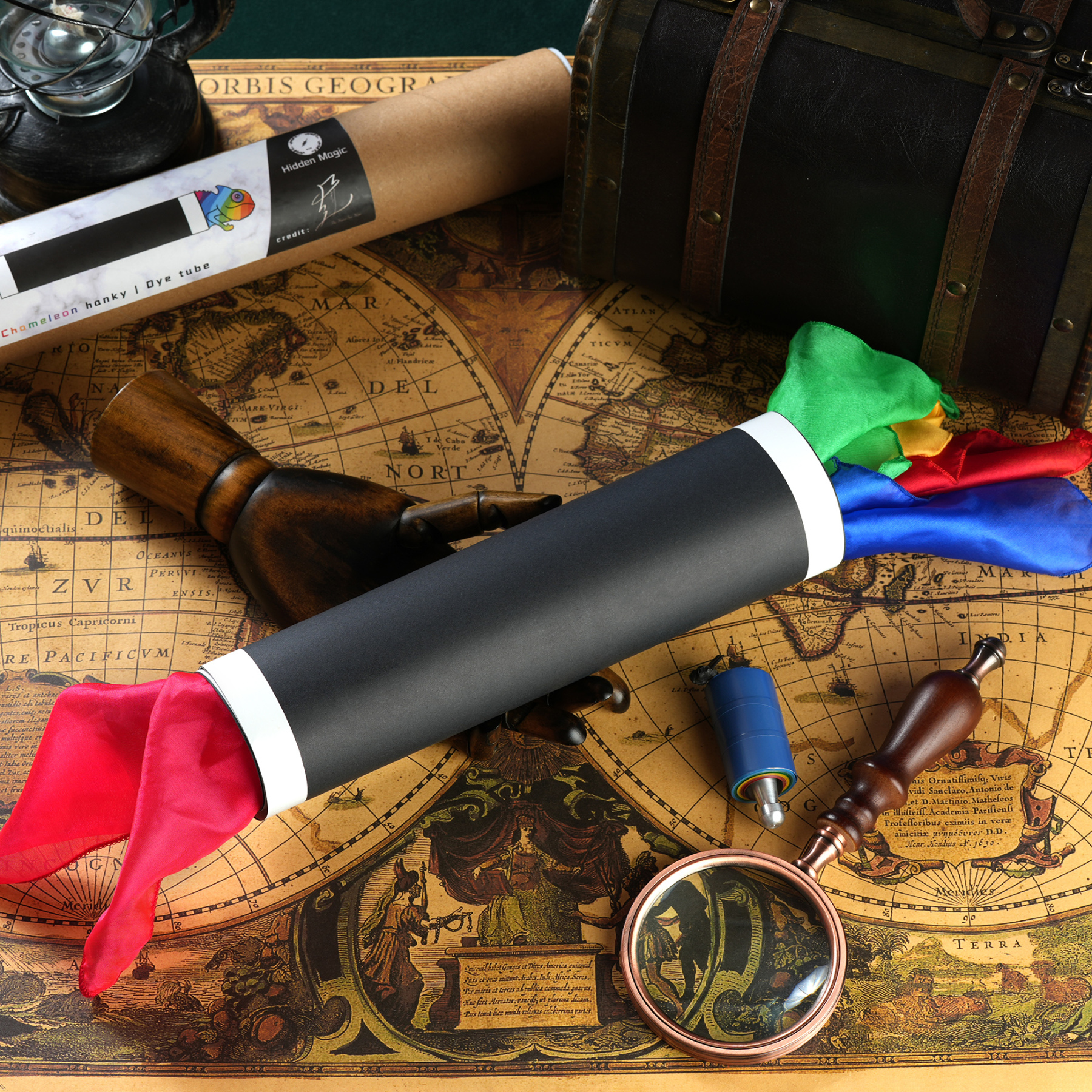 Chameleon Hanky  Dye Tube by Hyunsoo Kim & Hidden Magic