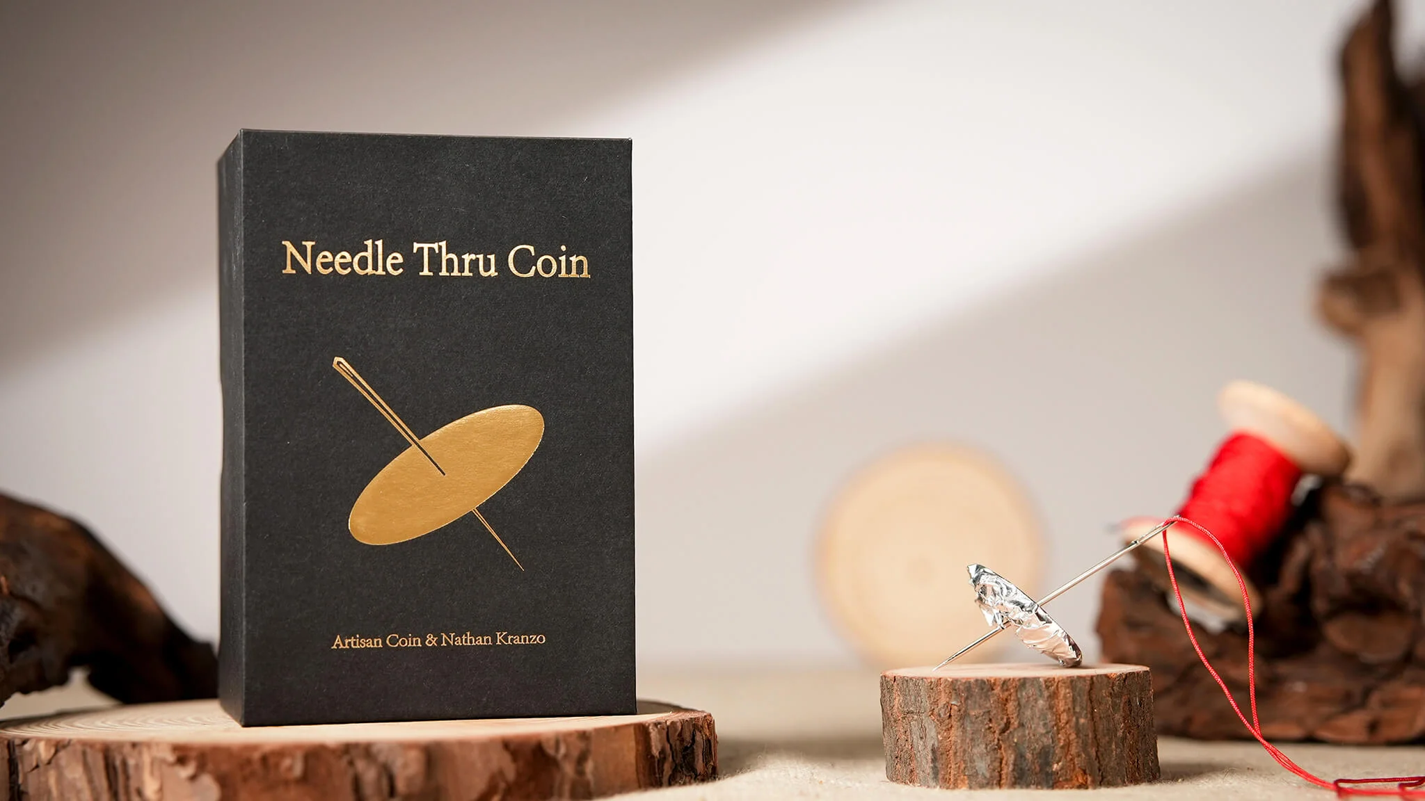 Needle Thru Coin by Artisan Coin & Nathan Kranzo