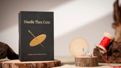 Needle Thru Coin by Artisan Coin & Nathan Kranzo