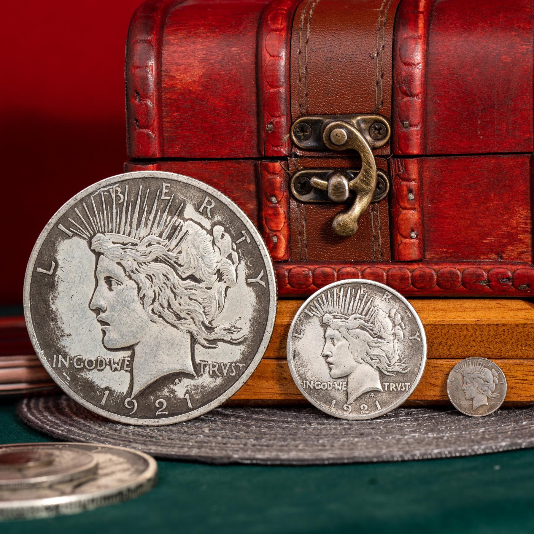 Jumbo Peace Dollar coin by N2G