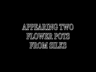 Appearing Flower Pot from Silks by tora magic