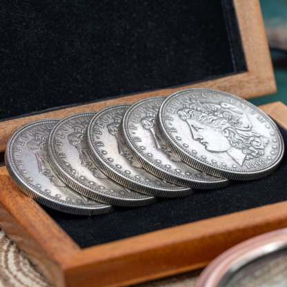 45mm Morgan coin by N2G