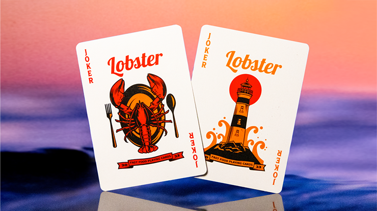 Lobster & Champagne Playing Cards