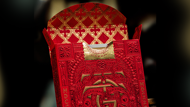 Tavern on the Green: Red Edition Playing Cards by theory11