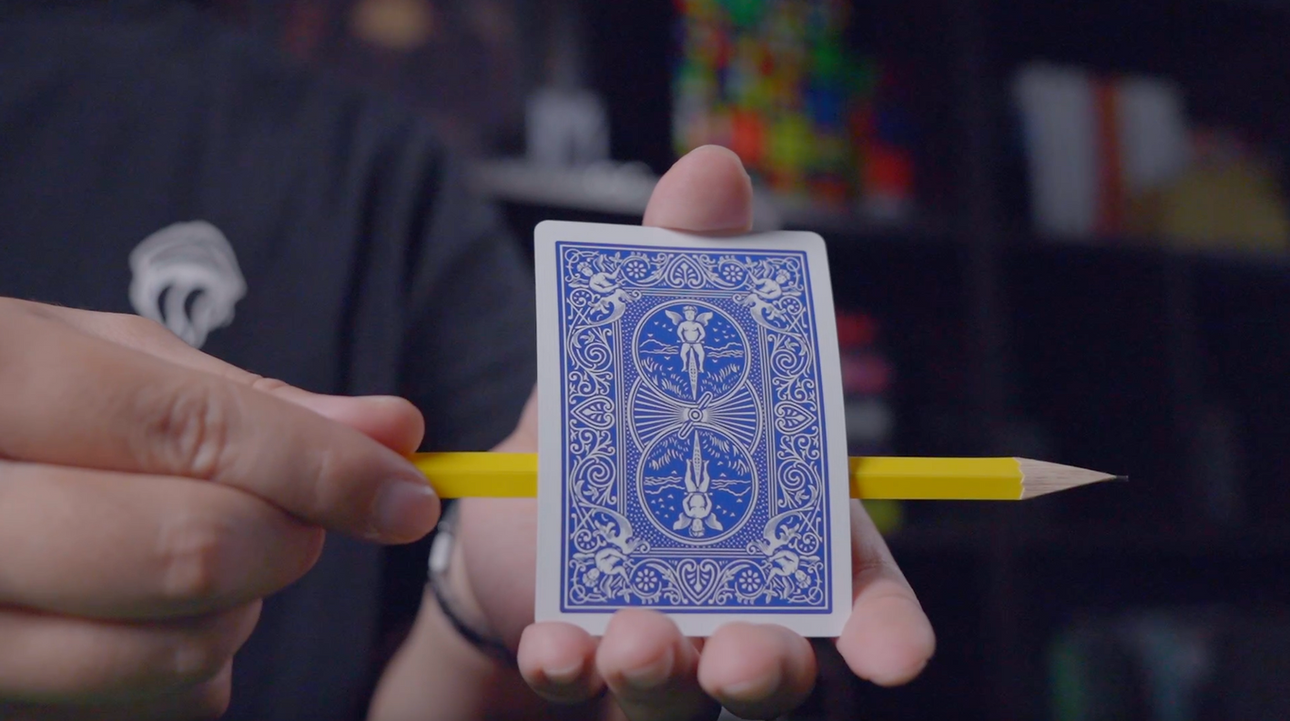 Pierce - Visual Pencil thru card by ms magic