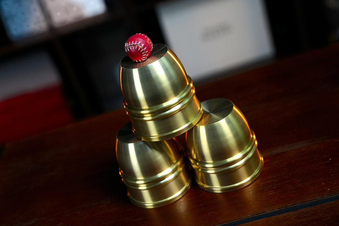 Premier Brass Cups & Balls by MS Magic