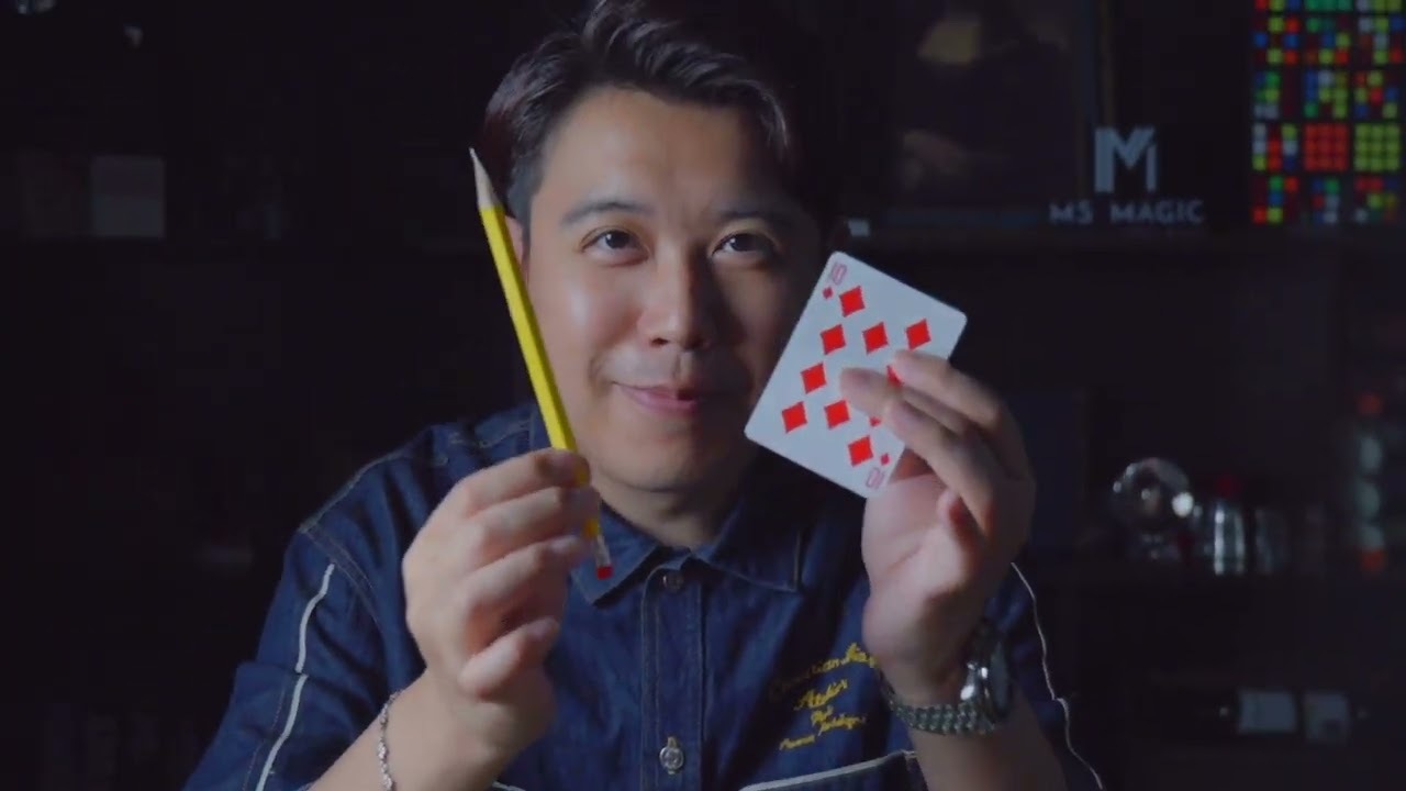 Pierce - Visual Pencil thru card by ms magic