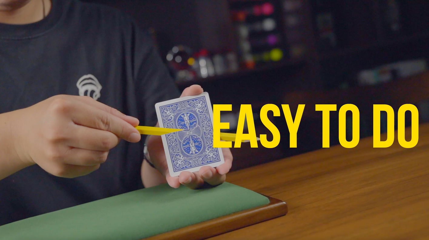 Pierce - Visual Pencil thru card by ms magic