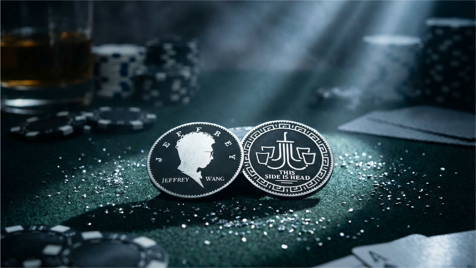 Jeffery Deans Set - Steel Coins by Jeffrey Wang