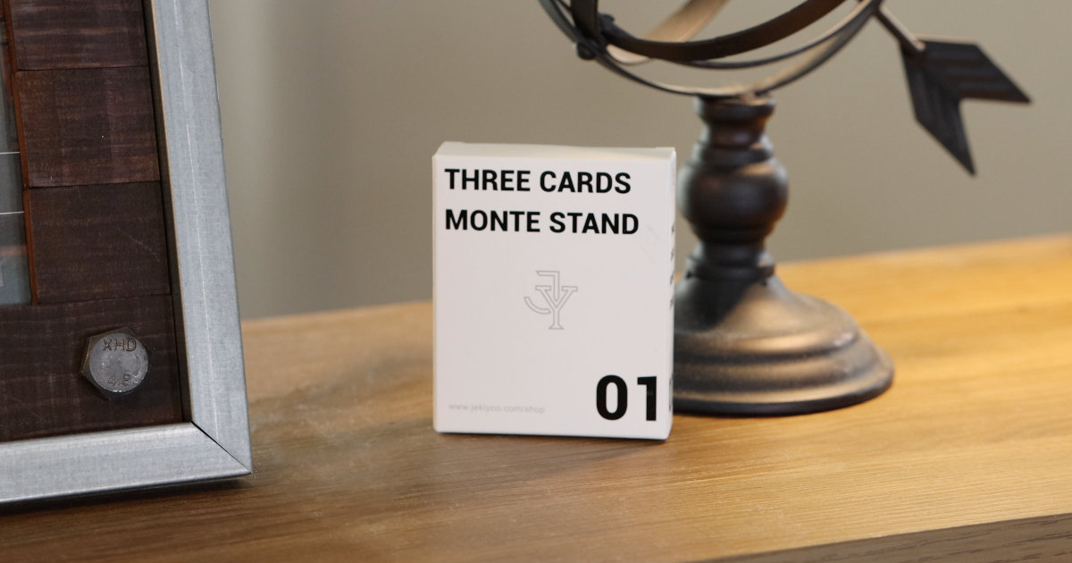 Three Cards Monte Stand by jekiyoo