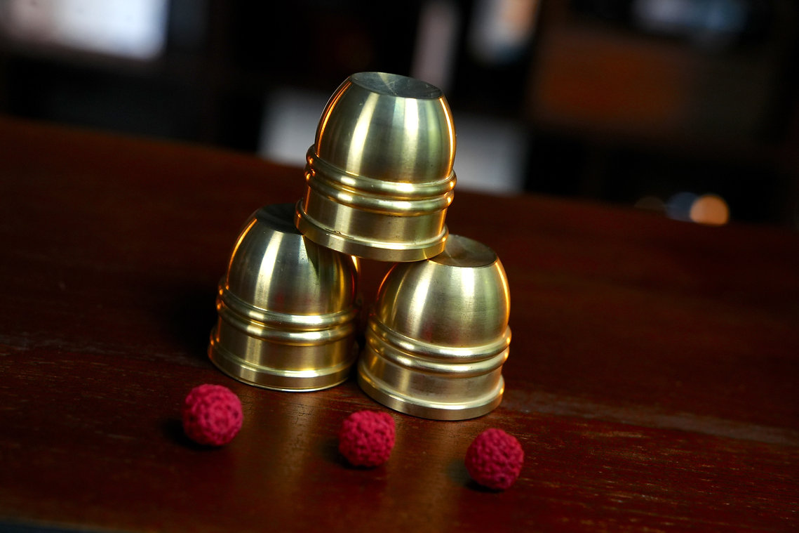 Premier Brass Cups & Balls - Mini by MS Magic