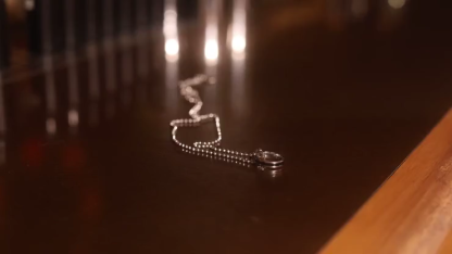 Liquid Metal Necklace by LT Magic