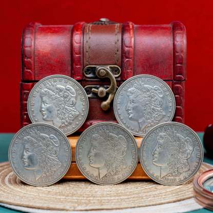 45mm Morgan coin by N2G