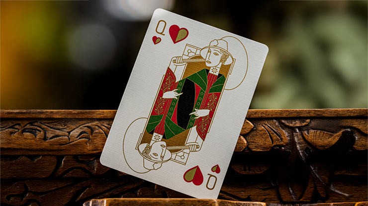 Tavern on the Green: Red Edition Playing Cards by theory11