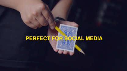 Pierce - Visual Pencil thru card by ms magic