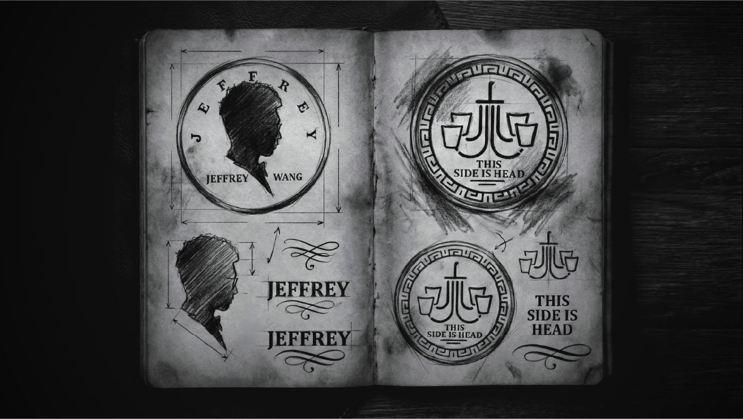 Jeffery Deans Set - Steel Coins by Jeffrey Wang