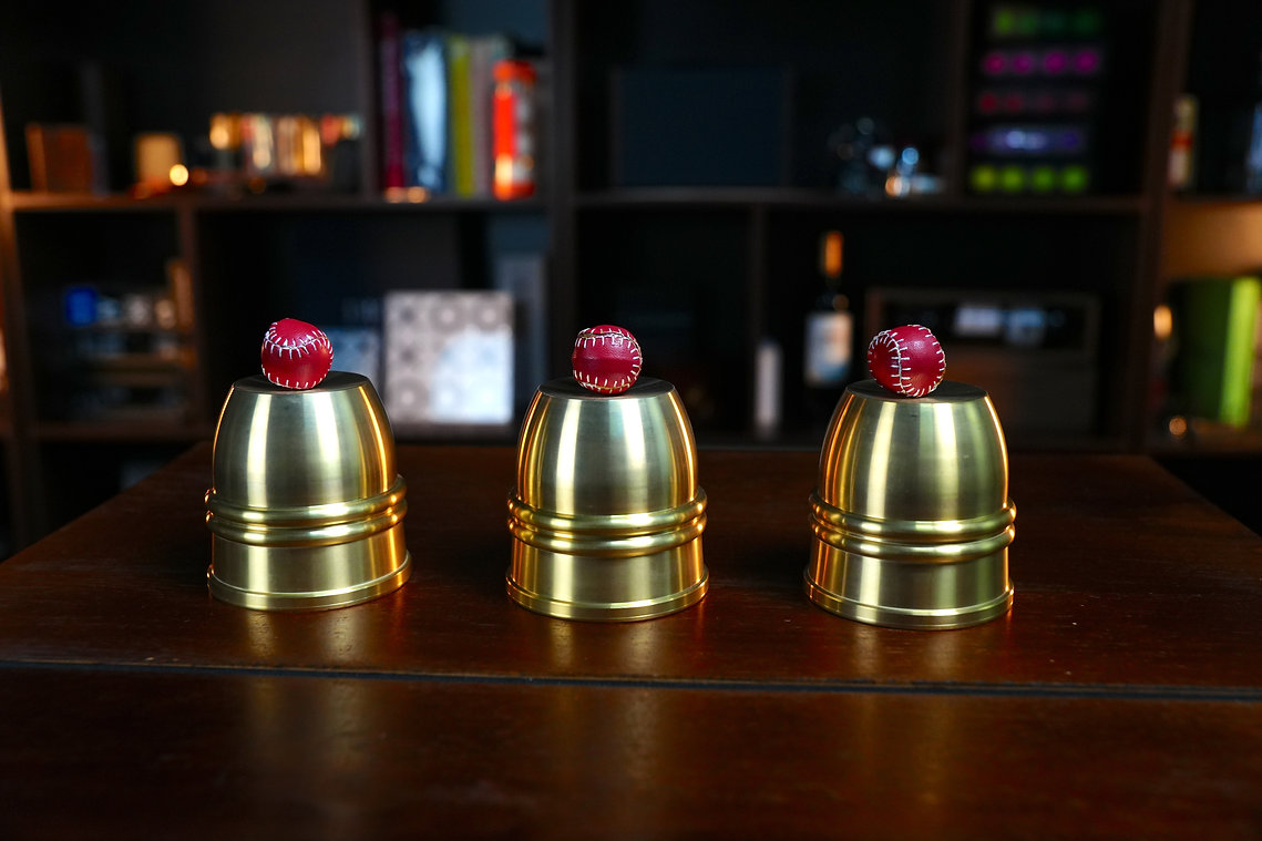 Premier Brass Cups & Balls by MS Magic