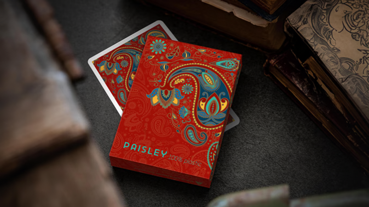 Plastic Paisley Poker Playing Cards by Dutch Card House Company
