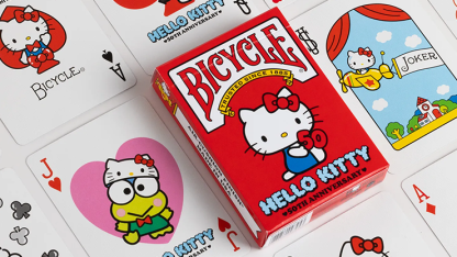 Bicycle Hello Kitty 50th Anniversary Playing Cards by US Playing Card Co