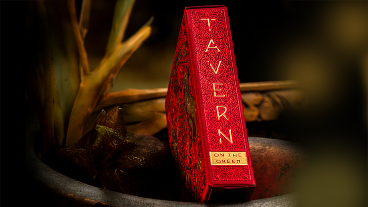 Tavern on the Green: Red Edition Playing Cards by theory11