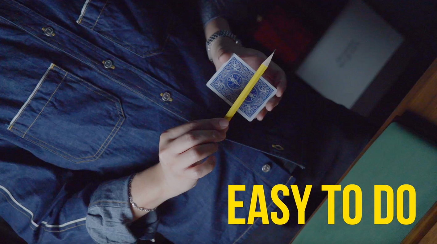 Pierce - Visual Pencil thru card by ms magic