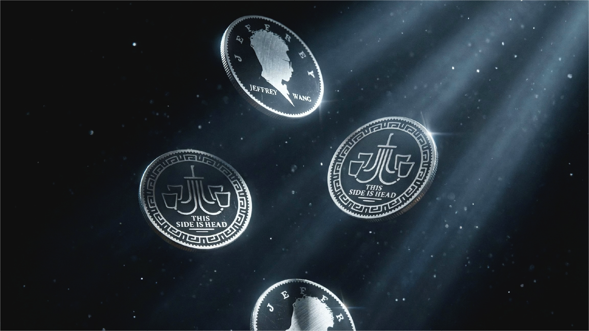 Jeffery Deans Set - Steel Coins by Jeffrey Wang