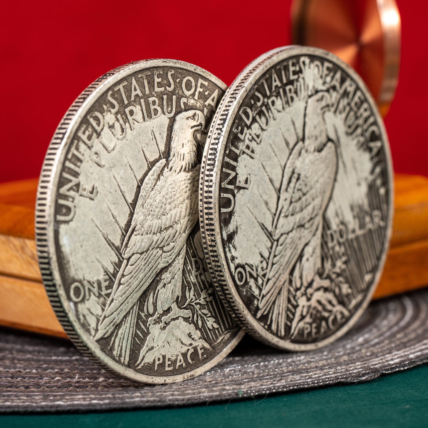 Peace Dollar Jumbo Magnetic Triple Coin & Peace Dollar Magnetic Triple Coin by N2G