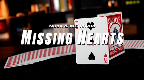 Missing Hearts – Ultra Visual Card Magic by NUSA&MS Magic