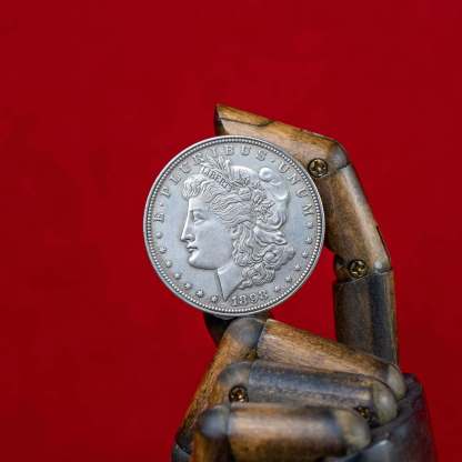 45mm Morgan coin by N2G