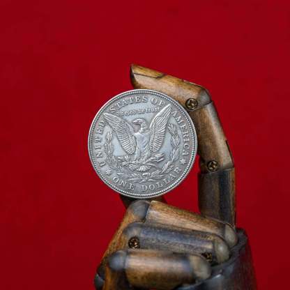 45mm Morgan coin by N2G