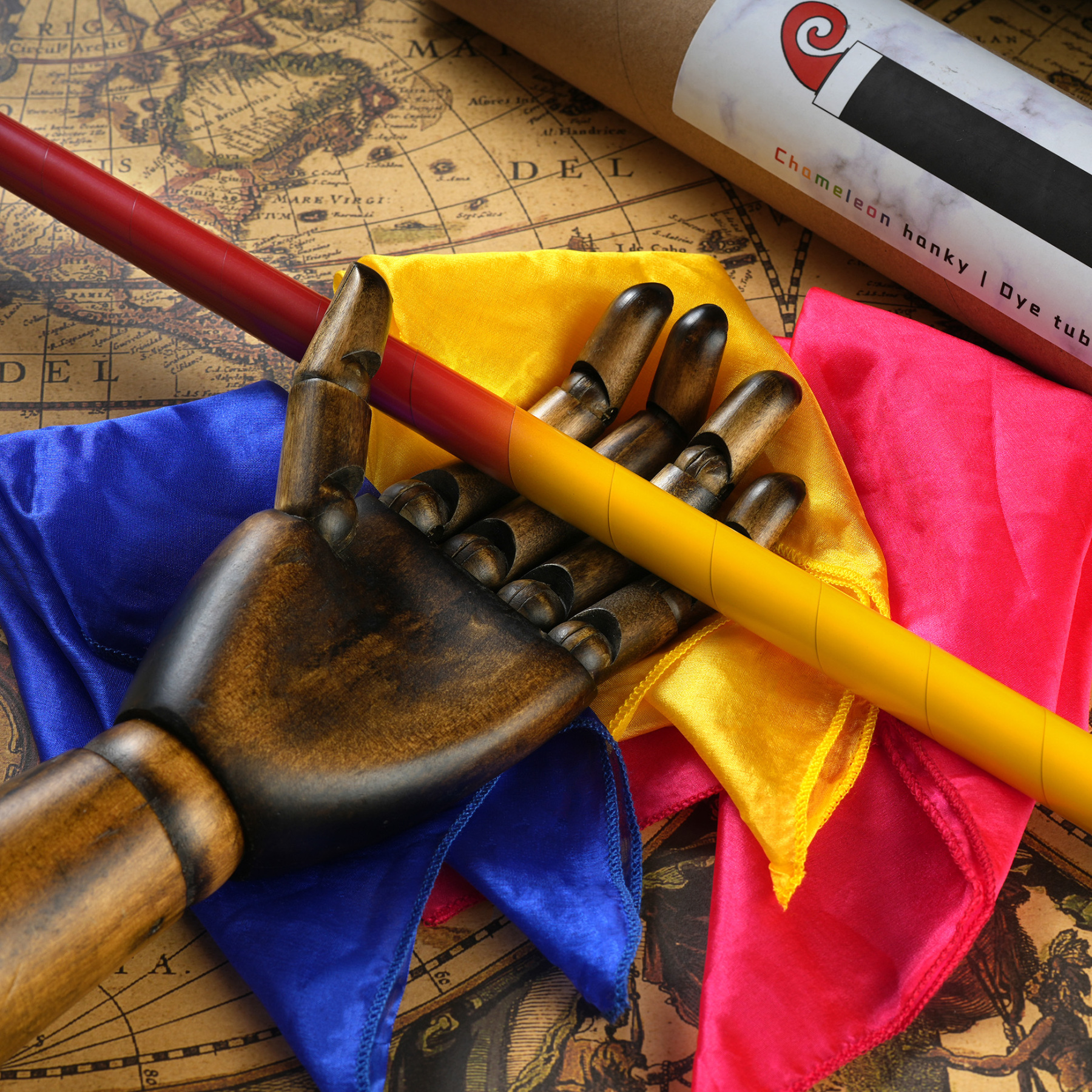 Chameleon Hanky  Dye Tube by Hyunsoo Kim & Hidden Magic