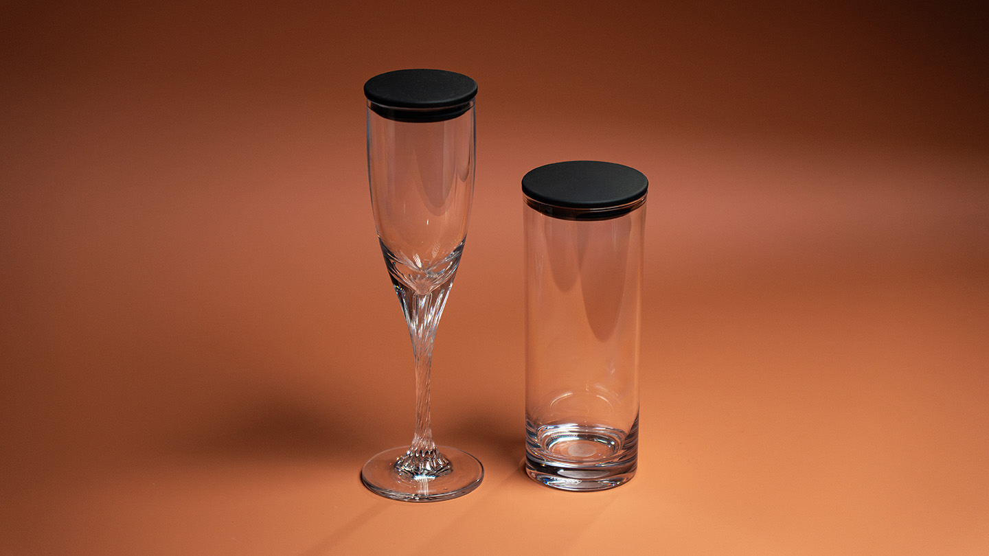 Perfect Champagne Glass & Perfect Water Glass by Henry Harrius