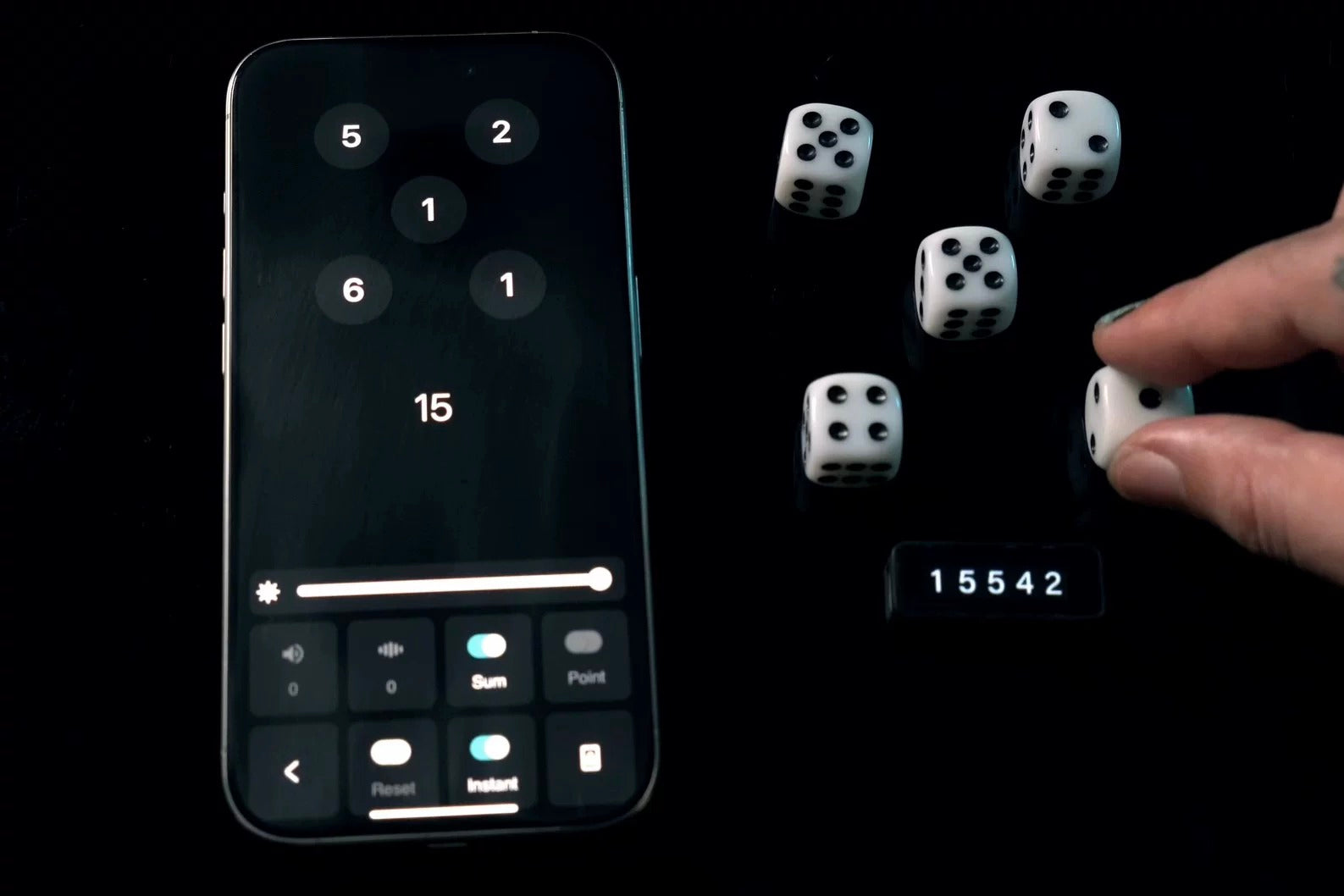 BLE Dice by bacon magic