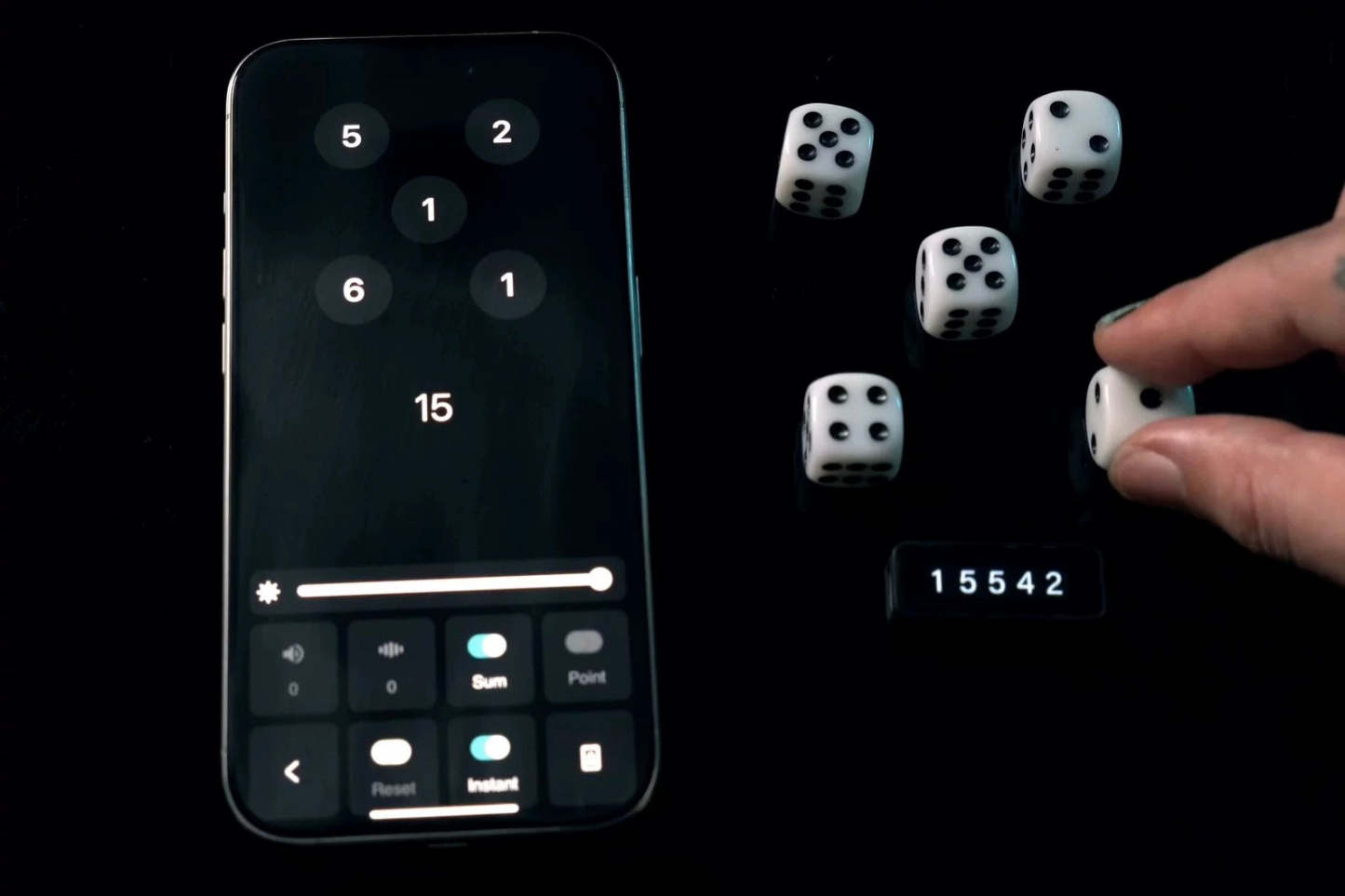 BLE Dice by bacon magic