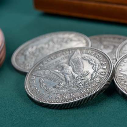45mm Morgan coin by N2G