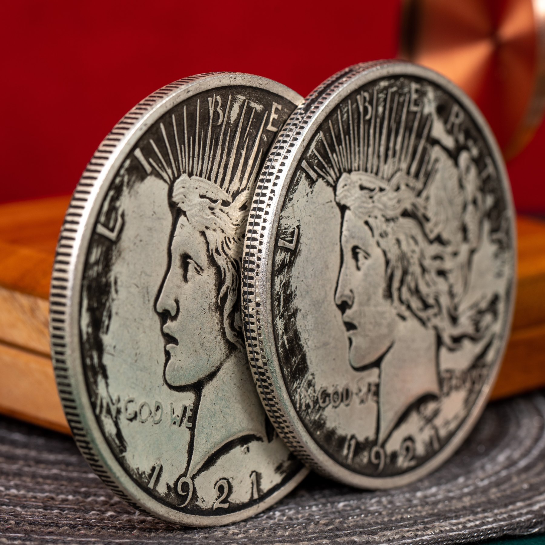 Peace Dollar Jumbo Magnetic Triple Coin & Peace Dollar Magnetic Triple Coin by N2G