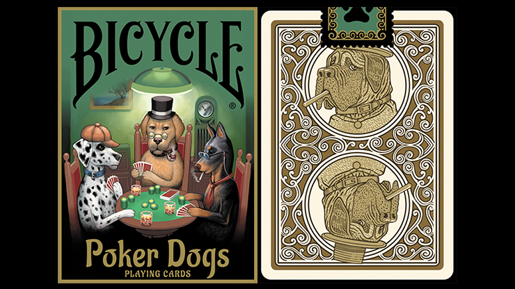 Bicycle Poker Dogs V2 Playing Cards 