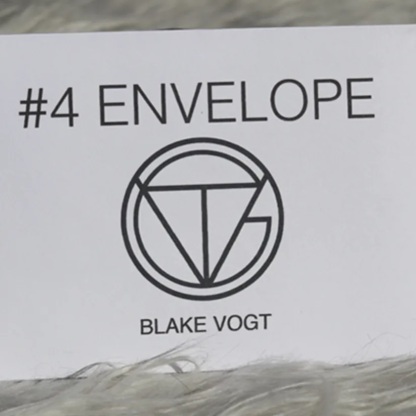 Number 4 Envelope (Gimmicks and Online Instructions) by Blake Vogt 