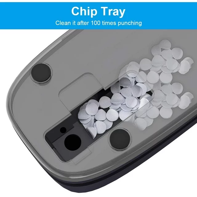 AFMAT 3 Hole Punch, Electric Three Hole Punch Heavy Duty, 20-Sheet Punch Capacity, AC or Battery Operated Paper Punch, Effortless Punching, Long Lasting Paper Puncher for Office School Studio