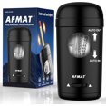 AFMAT Electric Pencil Sharpener, Fully Automatic Pencil Sharpener for 7-8mm Pencils & Colored Pencil, Auto in & Out, Rechargeable Vertical Hands-Free Sharpeners for Classroom/Home/Office,Black