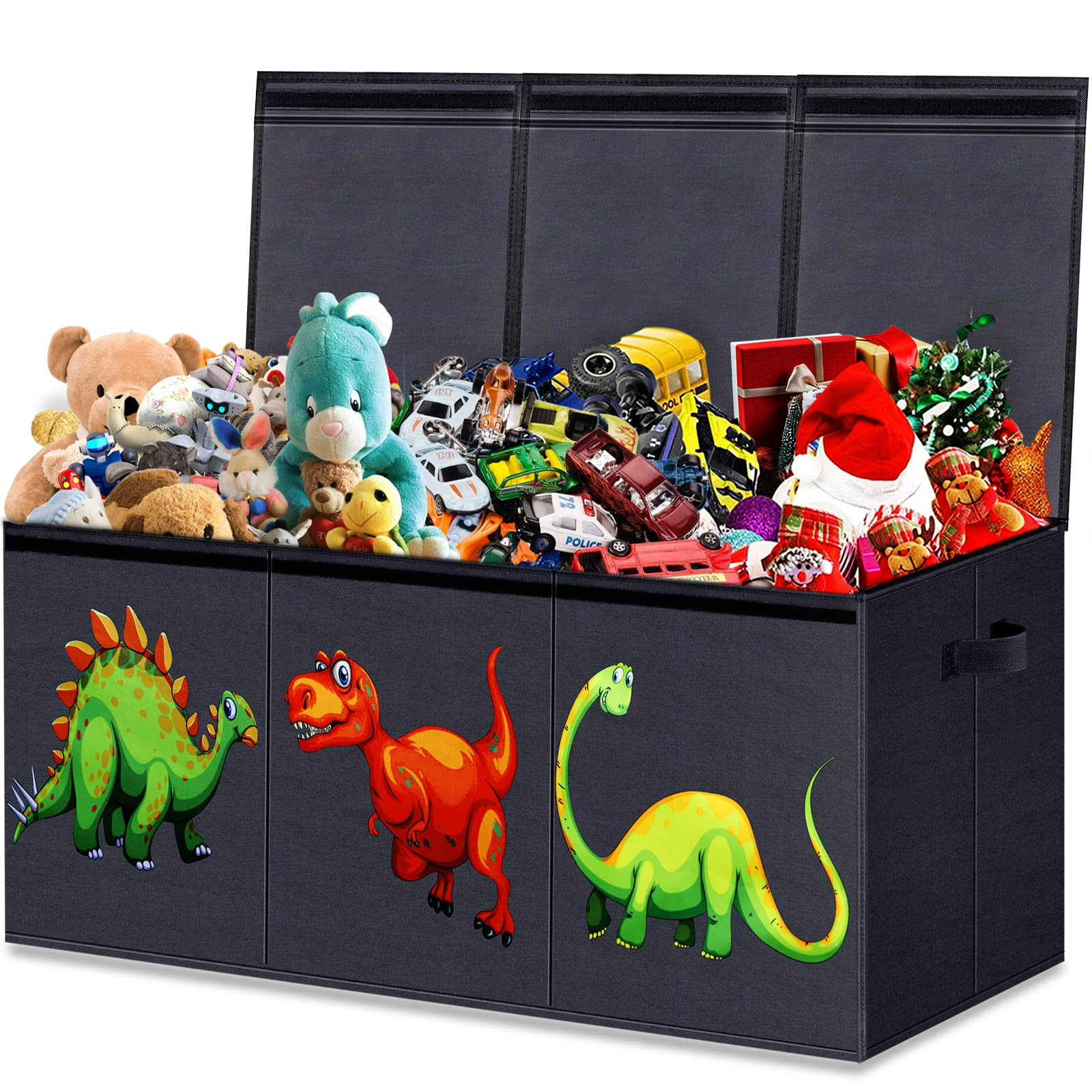 Toy Storage Chest, Large Kids Toy Box Chest Storage with Lids,40.6X16.5X14.2"Toy Storage Organizer,Collapsible Sturdy Storage Bins Organizer for Nursery Room, Playroom,Closet,Home Organization,School